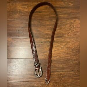 Brighton Brown Leather Belt Size L